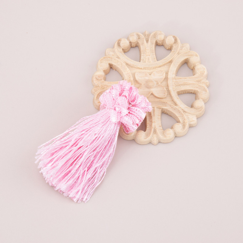 CHENGRUI L240,7cm,tutt,puuvillane narmad,Ornamendimaterjal,käsitsi valmistatud,ehtetarvikud,kõrvarõngaleidud,4tk/kott