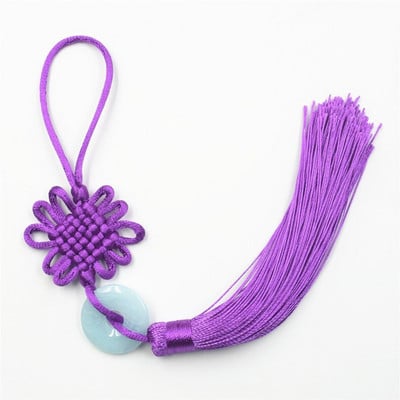 10 ks čínskych uzlov imitácia nefritových strapcov, prívesky na DIY remeslá, umelecké šperky, oblečenie, auto, taška, bytové dekorácie, doplnky, darčekové strapce