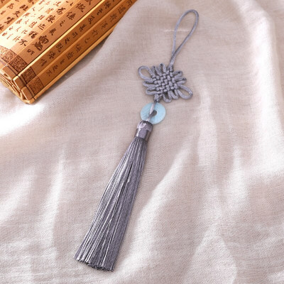 10 ks čínskych uzlov imitácia nefritových strapcov, prívesky na DIY remeslá, umelecké šperky, oblečenie, auto, taška, bytové dekorácie, doplnky, darčekové strapce