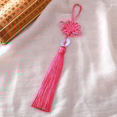 10 ks čínskych uzlov imitácia nefritových strapcov, prívesky na DIY remeslá, umelecké šperky, oblečenie, auto, taška, bytové dekorácie, doplnky, darčekové strapce