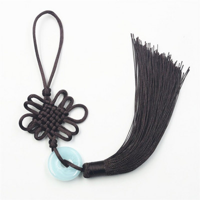 10 ks čínskych uzlov imitácia nefritových strapcov, prívesky na DIY remeslá, umelecké šperky, oblečenie, auto, taška, bytové dekorácie, doplnky, darčekové strapce