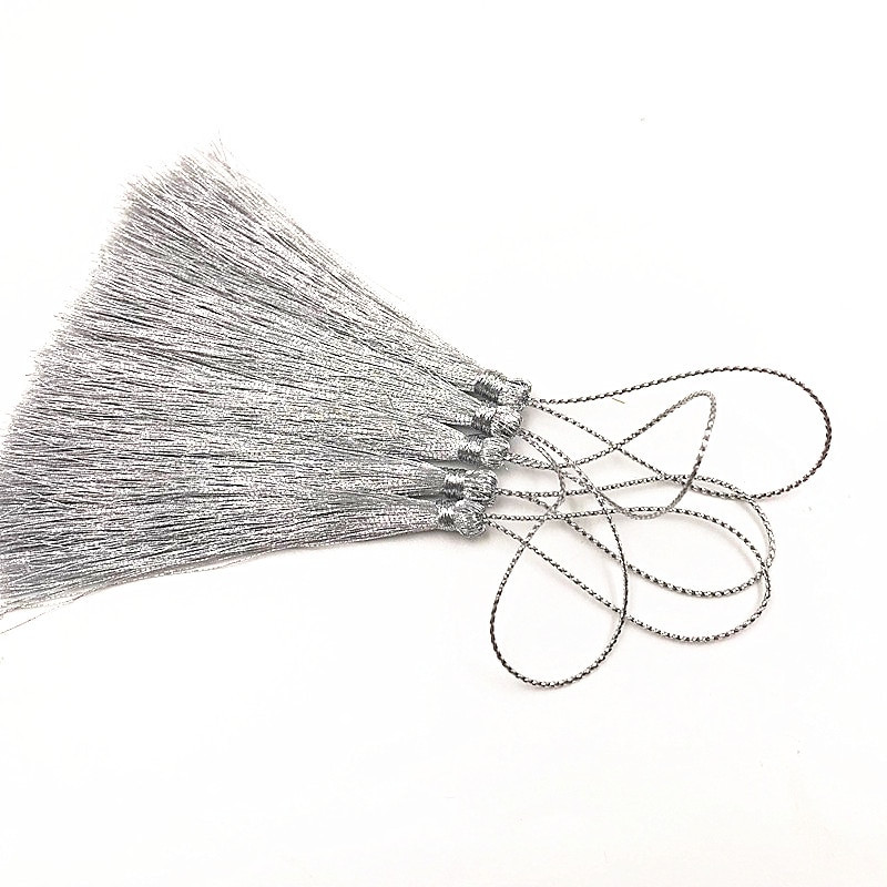 50 tk 8mm kullast ja hõbedast traadist tutt isetehtud ehted aksessuaarid kingitus kaunistuste tutt / Järjehoidja / Riietus / Kardinatutt