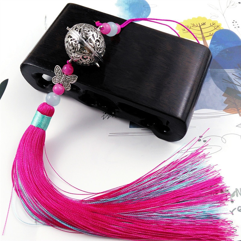 2 ks čínskych klasických zvončekov, strapcových príveskov, DIY remeselných príveskov, oblečenia, vlasových doplnkov, ručne vyrobených bytových dekorácií, dielov na šperky, strapcov.