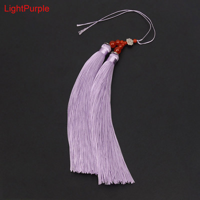 1 ks Lotus dvojitý strapec hodvábny závesný strapec prívesok strapce čínsky strapec pre DIY záclony bytové dekorácie príslušenstvo