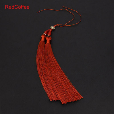 1 ks Lotus dvojitý strapec hodvábny závesný strapec prívesok strapce čínsky strapec pre DIY záclony bytové dekorácie príslušenstvo