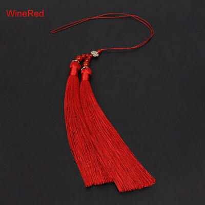 1 ks Lotus dvojitý strapec hodvábny závesný strapec prívesok strapce čínsky strapec pre DIY záclony bytové dekorácie príslušenstvo