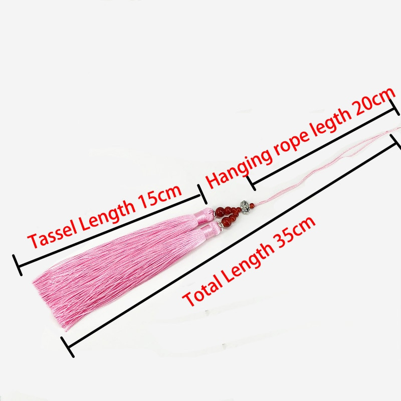 1 ks Lotus dvojitý strapec hodvábny závesný strapec prívesok strapce čínsky strapec pre DIY záclony bytové dekorácie príslušenstvo