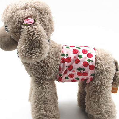 Scutece pentru câini pentru animale de companie, desene animate, reglabile, lavabile, reutilizabile, pantaloni scurți pentru câini, chiloți pentru animale de companie, pantaloni fiziologici, câini mici, medii mari