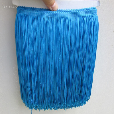 1 ярд/партида 25 СМ дълга полиестерна дантела с пискюл ресни бежово жълта дантелена облицовка панделка ушита латиноамериканска рокля дреха завеса Направи си сам аксесоари