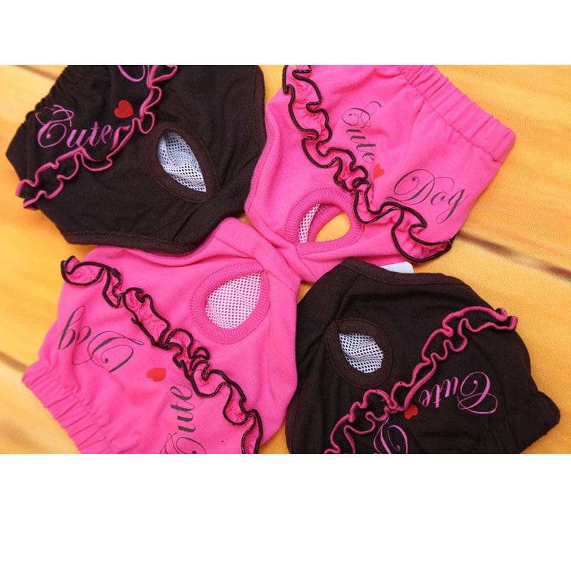 5 värvi koera/kassi püksid XS-L koerapüksid füsioloogilised püksid väikestele koertele Pestavad naiste sanitaarpüksid kirjapüksid koertele5