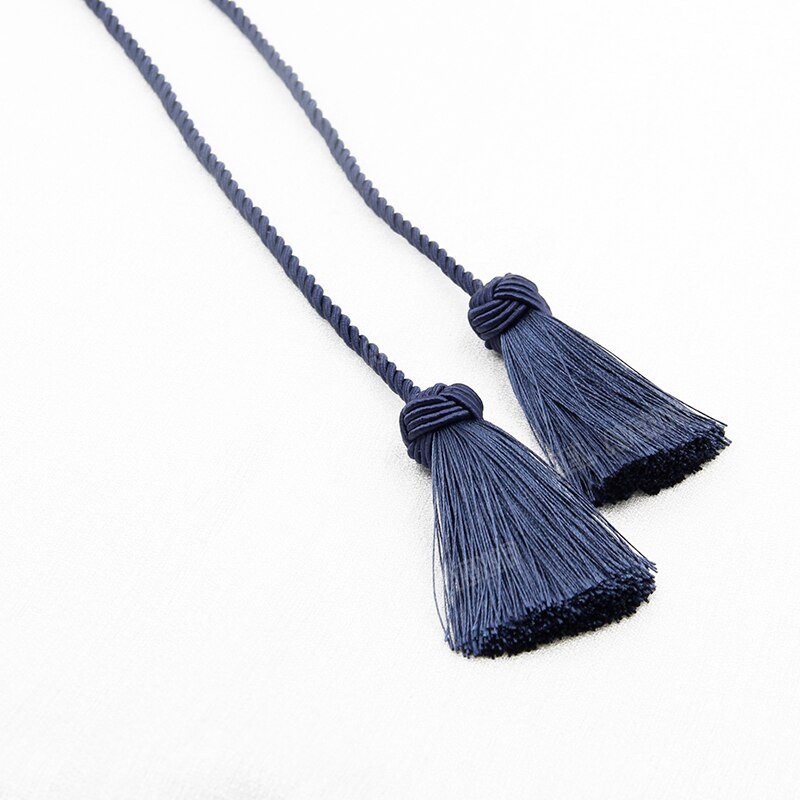 1 tk Käsitsi valmistatud kuduvad tutid Kardinate sidemed Hõbedased seljaga kardinatarvikud Köis Pandlaga Kardinad Hoidja Rihma nööri tarvik