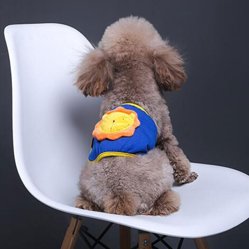 Drop Shopping Umývateľné šortky pre psov pre mužov, opakovane použiteľné hygienické plienky pre domáce zvieratá, spodná bielizeň, fyziologické nohavičky pre psov