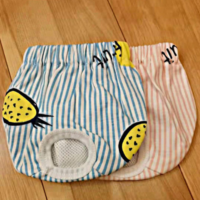 Pet Sanitary Physiological Pants Dog Diaper Washable Female Dog Shorts Panties Menstruation Underwear Pet Briefs Puppy Panties