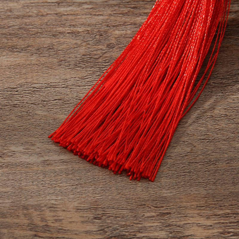 20PCS DIY Kineska kićanka s kićankama, viseći tradicionalni privjesak s kićankama za privjesak za ključeve, ukras za odjeću (crveno)