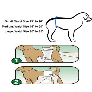 Миещи се многократни домашни любимци Пелена за мъжки кучета Физиологични санитарни къси панталони за кучета Бельо Панталон за домашни кучета Пелена Drop Shopping