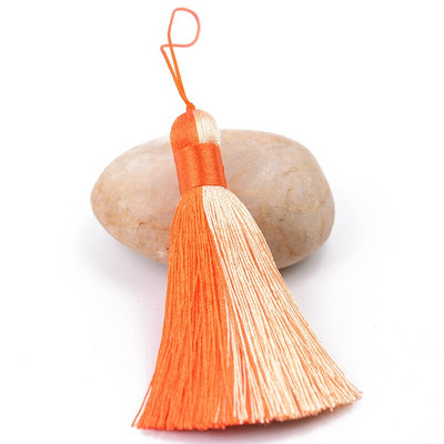 2 bucăți poliester mătase multicolor împletitură ciucuri bijuterii bricolaj perdea accesorii decorative pungă pandantiv dublă culoare ciucuri franjuri