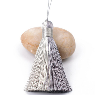 2 bucăți poliester mătase multicolor împletitură ciucuri bijuterii bricolaj perdea accesorii decorative pungă pandantiv dublă culoare ciucuri franjuri