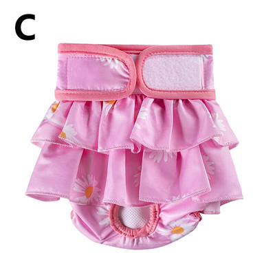 Šortky pre psov, hygienické fyziologické nohavičky, prateľné bavlnené šaty s košíčkom, plienky pre psov, menštruačné nohavičky