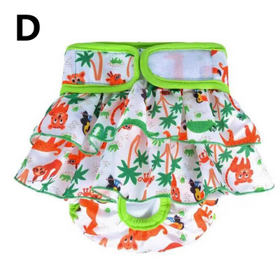 Šortky pre psov, hygienické fyziologické nohavičky, prateľné bavlnené šaty s košíčkom, plienky pre psov, menštruačné nohavičky