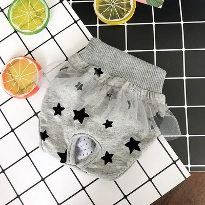 Star Lace Cotton Pet Dog Physiology Pants Dog Shorts Котешко бельо Puppy Cute Diaper Lace Edge Sanitary Briefs Biefs