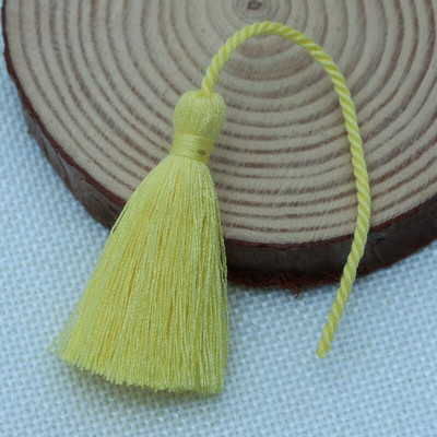 10/50 bucăți 4 cm poliester-bumbac ciucuri mici șnururi pentru chei perie pentru cercei pandantiv farmecul ciucuri franjuri DIY bijuterii