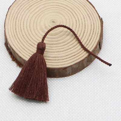 10/50 bucăți 4 cm poliester-bumbac ciucuri mici șnururi pentru chei perie pentru cercei pandantiv farmecul ciucuri franjuri DIY bijuterii