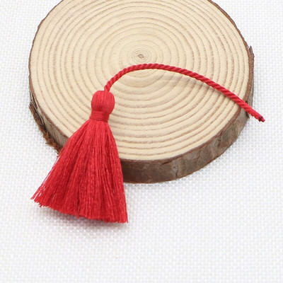 10/50 bucăți 4 cm poliester-bumbac ciucuri mici șnururi pentru chei perie pentru cercei pandantiv farmecul ciucuri franjuri DIY bijuterii