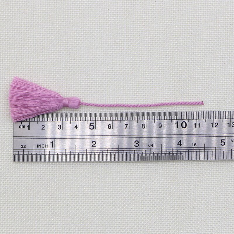 10/50 bucăți 4 cm poliester-bumbac ciucuri mici șnururi pentru chei perie pentru cercei pandantiv farmecul ciucuri franjuri DIY bijuterii