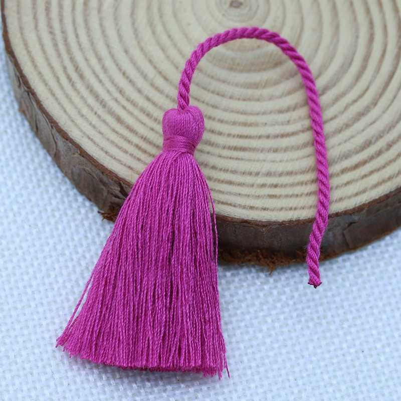 10/50 bucăți 4 cm poliester-bumbac ciucuri mici șnururi pentru chei perie pentru cercei pandantiv farmecul ciucuri franjuri DIY bijuterii