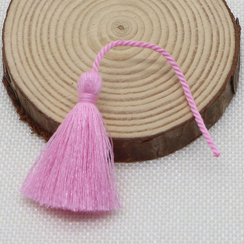 10/50 bucăți 4 cm poliester-bumbac ciucuri mici șnururi pentru chei perie pentru cercei pandantiv farmecul ciucuri franjuri DIY bijuterii
