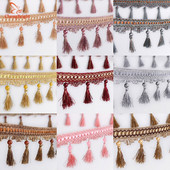 CHENGBRIGHT 1 meter 10 cm dlhý polyesterový čipkovaný strapec kvetinový záves látka čipka svadobné doplnky doplnky textilné strapce