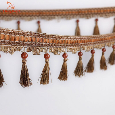 CHENGBRIGHT 1 meter 10 cm dlhý polyesterový čipkovaný strapec kvetinový záves látka čipka svadobné doplnky doplnky textilné strapce