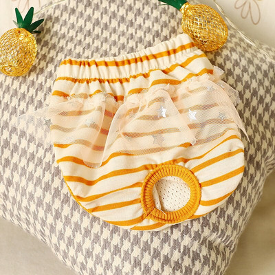 Pet Girl Dog Chiloți fiziologici pentru câini Shih Tzu Yorkshire Scutece Cățeluș Pisică Undeawear ropa interior femenina couche chien