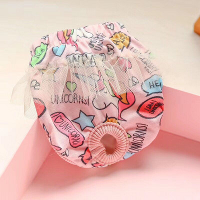 Pet Girl Dog Chiloți fiziologici pentru câini Shih Tzu Yorkshire Scutece Cățeluș Pisică Undeawear ropa interior femenina couche chien