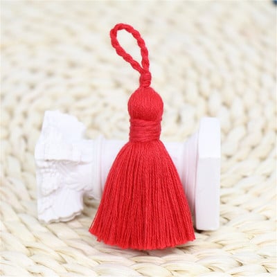 20 ks 5CM DIY bavlnené strapce so šnúrkou, záložky, strapce, mini strapce na výrobu náušníc, šperkov, bytové dekorácie