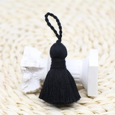 20 ks 5CM DIY bavlnené strapce so šnúrkou, záložky, strapce, mini strapce na výrobu náušníc, šperkov, bytové dekorácie