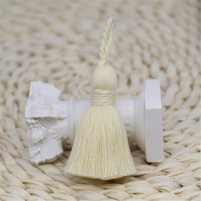 20 ks 5CM DIY bavlnené strapce so šnúrkou, záložky, strapce, mini strapce na výrobu náušníc, šperkov, bytové dekorácie