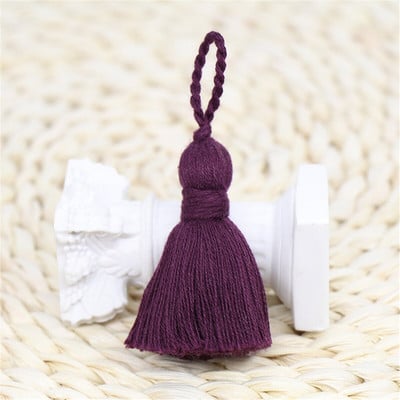 20 ks 5CM DIY bavlnené strapce so šnúrkou, záložky, strapce, mini strapce na výrobu náušníc, šperkov, bytové dekorácie