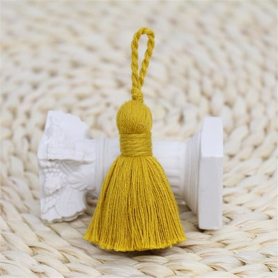 20 ks 5CM DIY bavlnené strapce so šnúrkou, záložky, strapce, mini strapce na výrobu náušníc, šperkov, bytové dekorácie