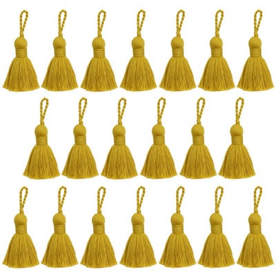 20 ks 5CM DIY bavlnené strapce so šnúrkou, záložky, strapce, mini strapce na výrobu náušníc, šperkov, bytové dekorácie