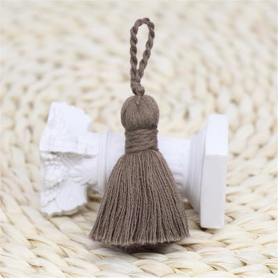 20 ks 5CM DIY bavlnené strapce so šnúrkou, záložky, strapce, mini strapce na výrobu náušníc, šperkov, bytové dekorácie