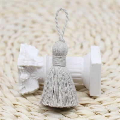 20 ks 5CM DIY bavlnené strapce so šnúrkou, záložky, strapce, mini strapce na výrobu náušníc, šperkov, bytové dekorácie