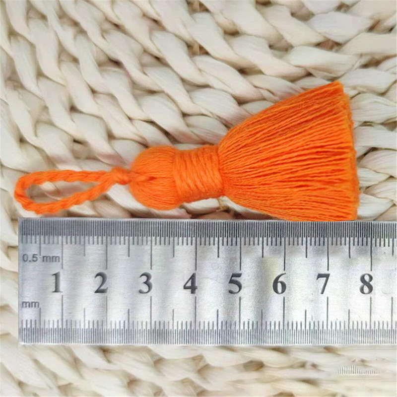 20 ks 5CM DIY bavlnené strapce so šnúrkou, záložky, strapce, mini strapce na výrobu náušníc, šperkov, bytové dekorácie