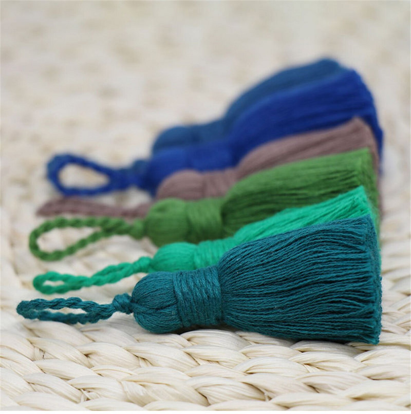 20 ks 5CM DIY bavlnené strapce so šnúrkou, záložky, strapce, mini strapce na výrobu náušníc, šperkov, bytové dekorácie