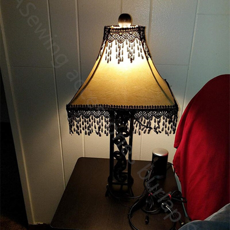 Aukštos kokybės 3 jardų 8 cm pločio nėriniai Trim nėrinių audinys su kutu juodu, baltu pasidaryk pats siuvimo aplikacija Craft 5BB5463