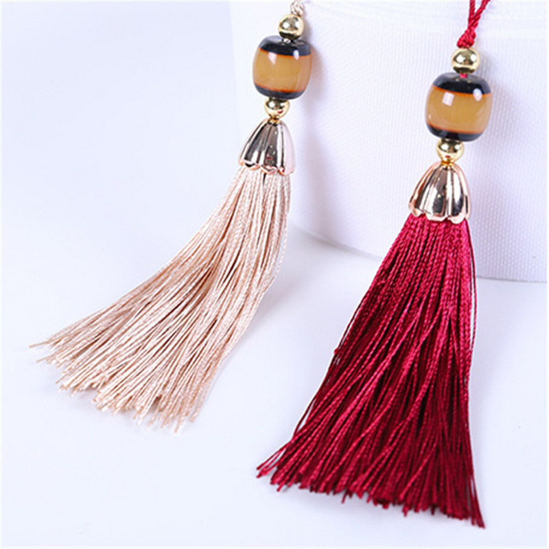 10 ks ručne tkaných korálkových strapcov, ručne vyrábaných mini strapcov so slučkami na remeslá, záložky, kľúčenky, dekorácie, DIY projekty