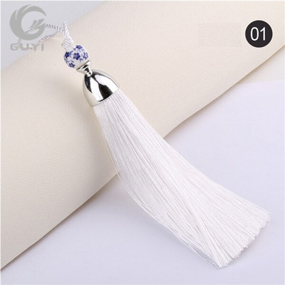 3 ks/sada 15 dostupných farieb Strapce DIY polyesterové luxusné strapce v čínskom štýle pre dekoratívne doplnky