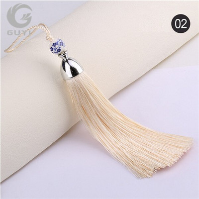 3 ks/sada 15 dostupných farieb Strapce DIY polyesterové luxusné strapce v čínskom štýle pre dekoratívne doplnky