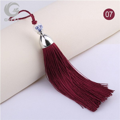 3 ks/sada 15 dostupných farieb Strapce DIY polyesterové luxusné strapce v čínskom štýle pre dekoratívne doplnky