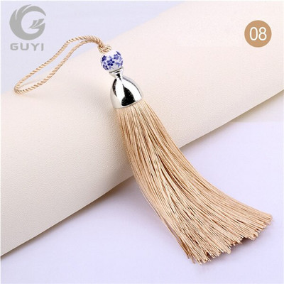 3 ks/sada 15 dostupných farieb Strapce DIY polyesterové luxusné strapce v čínskom štýle pre dekoratívne doplnky